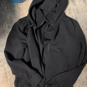 DSG Black Teddy Jacket with Hood